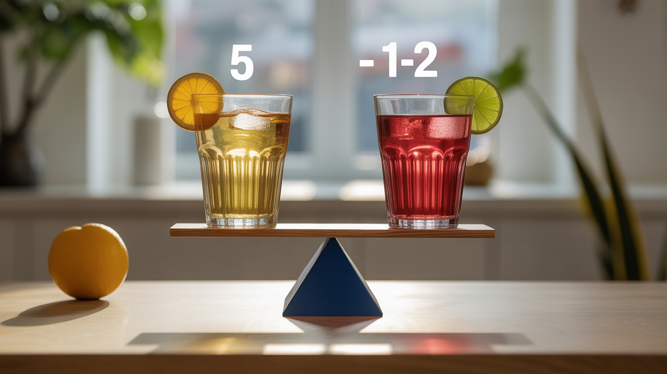 boissons minceur balance verres perte poids rapide