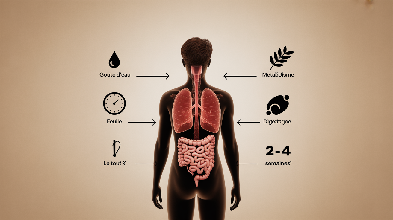 schema action the minceur sur metabolisme digestion drainage
