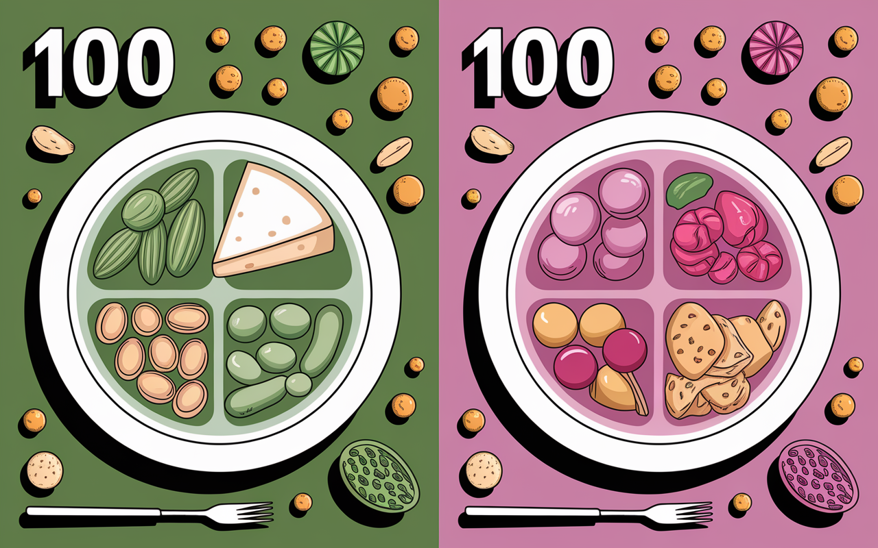 assiette calories vides nourritives aliments les plus caloriques