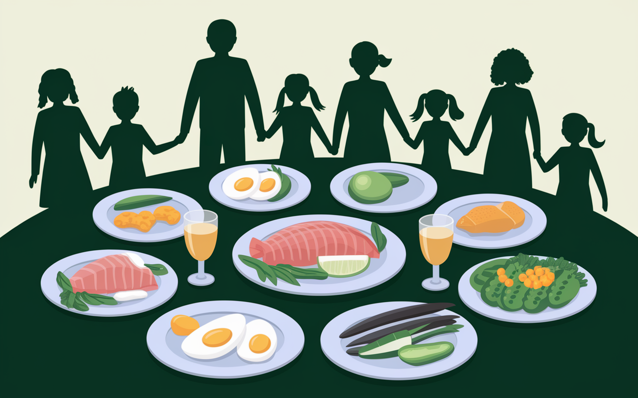 7 assiettes menus Atkins semaine faible glucide
