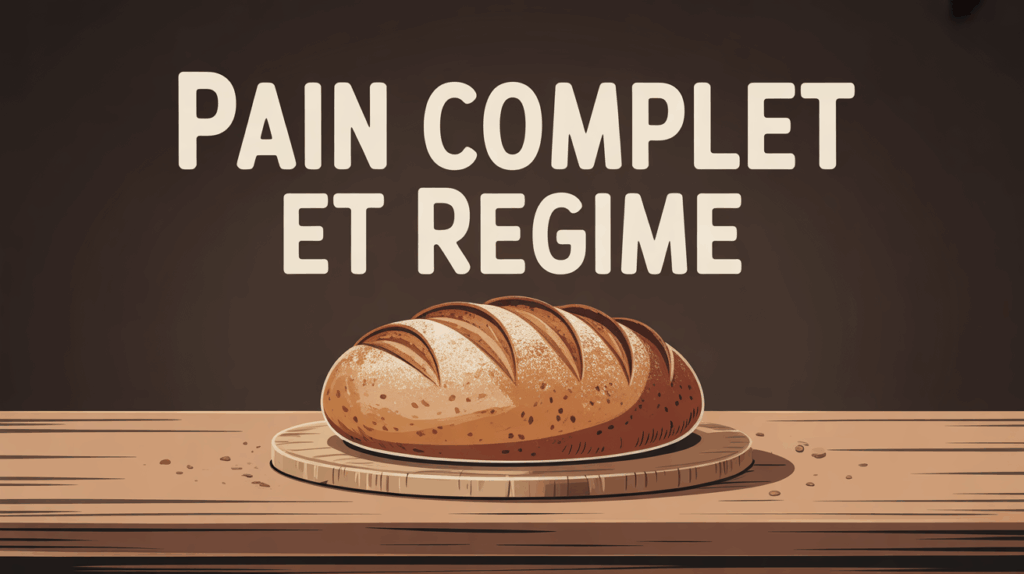 plan rapproché pain complet tranché regime