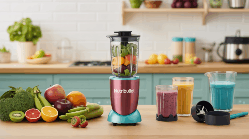 Perte de poids Nutribullet avec mini-blender fruits legumes et smoothies
