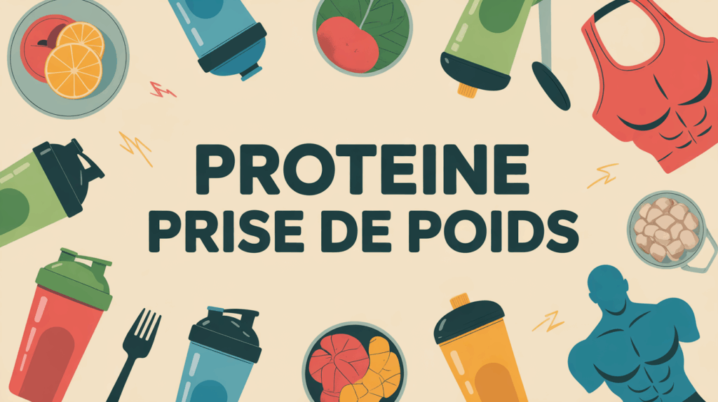 illustration table proteinee prise de poids sport