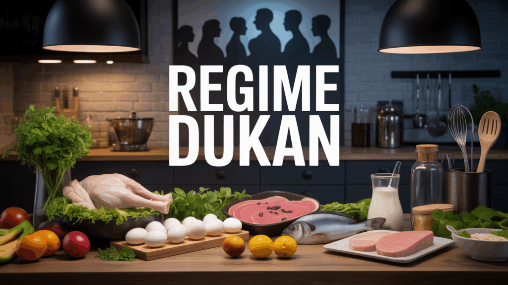 Table cuisine aliments proteines Dukan motivation
