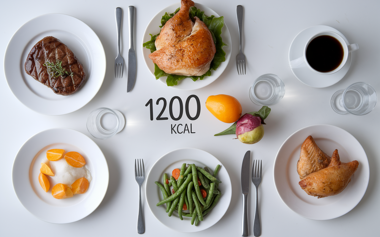 regime hotesse de l air menu 1200 kcal assiettes