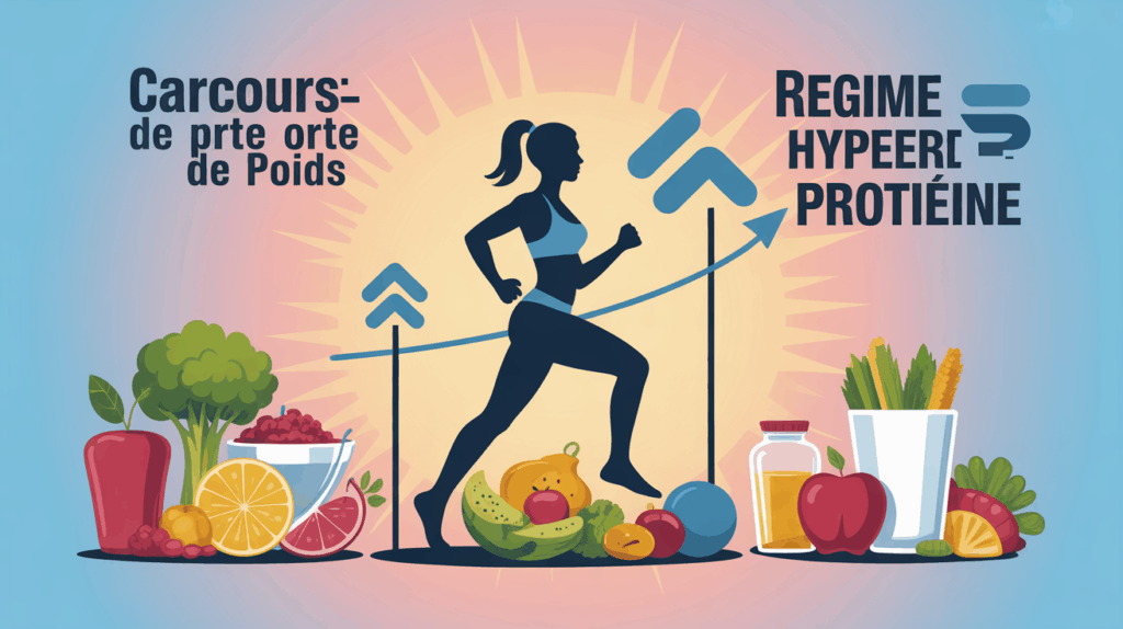 illustration regime hyperproteine perte de poids