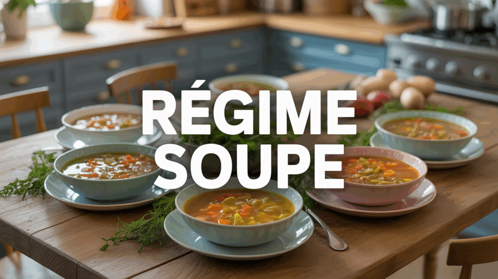 regime soupe table bols legumes bien-etre