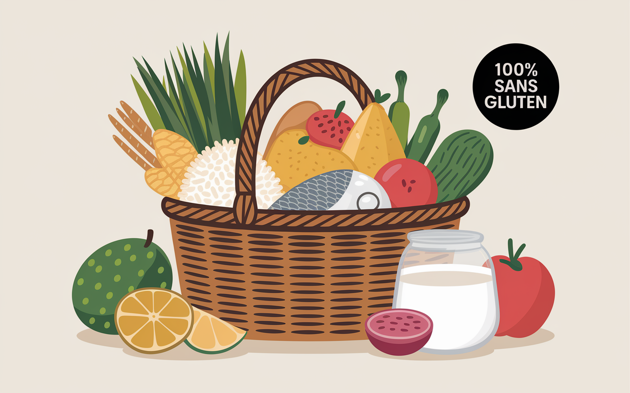 panier quels sont les aliment sans gluten
