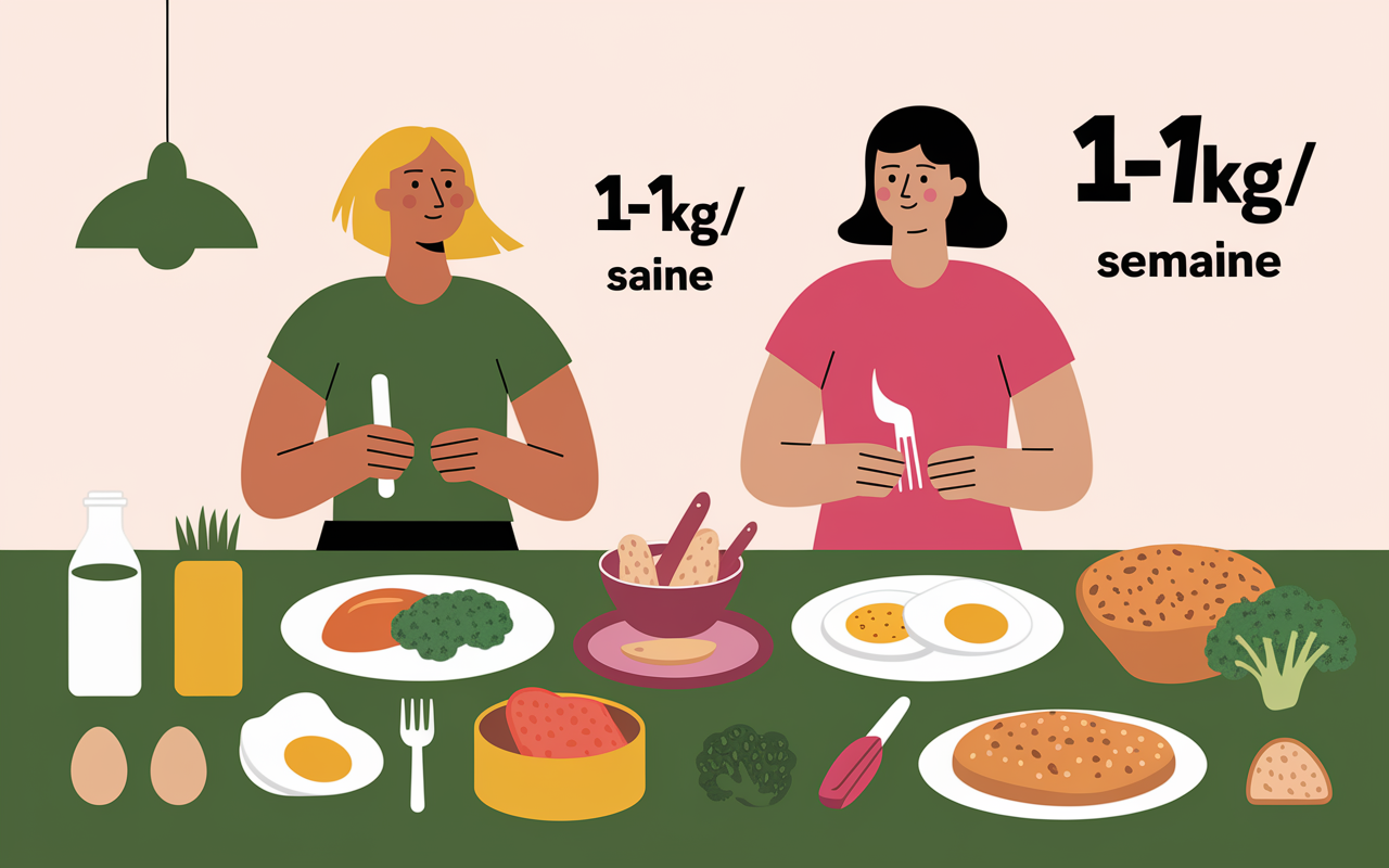 nutrition perdre du poids table aliments proteines fibres