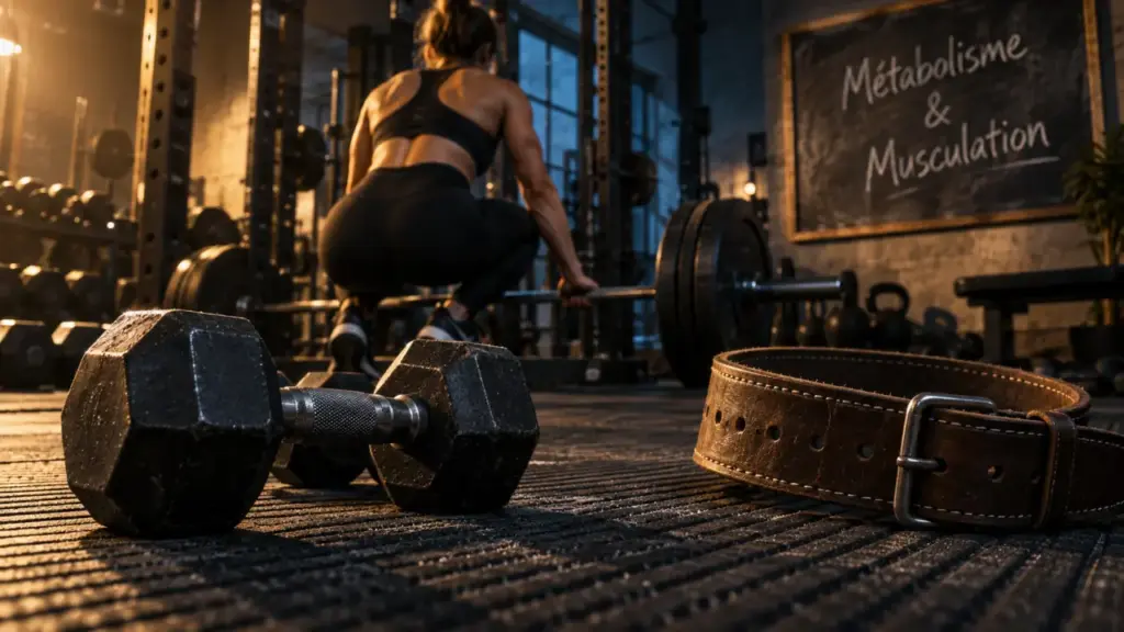 Haltères et musculation pour le métabolisme et musculation